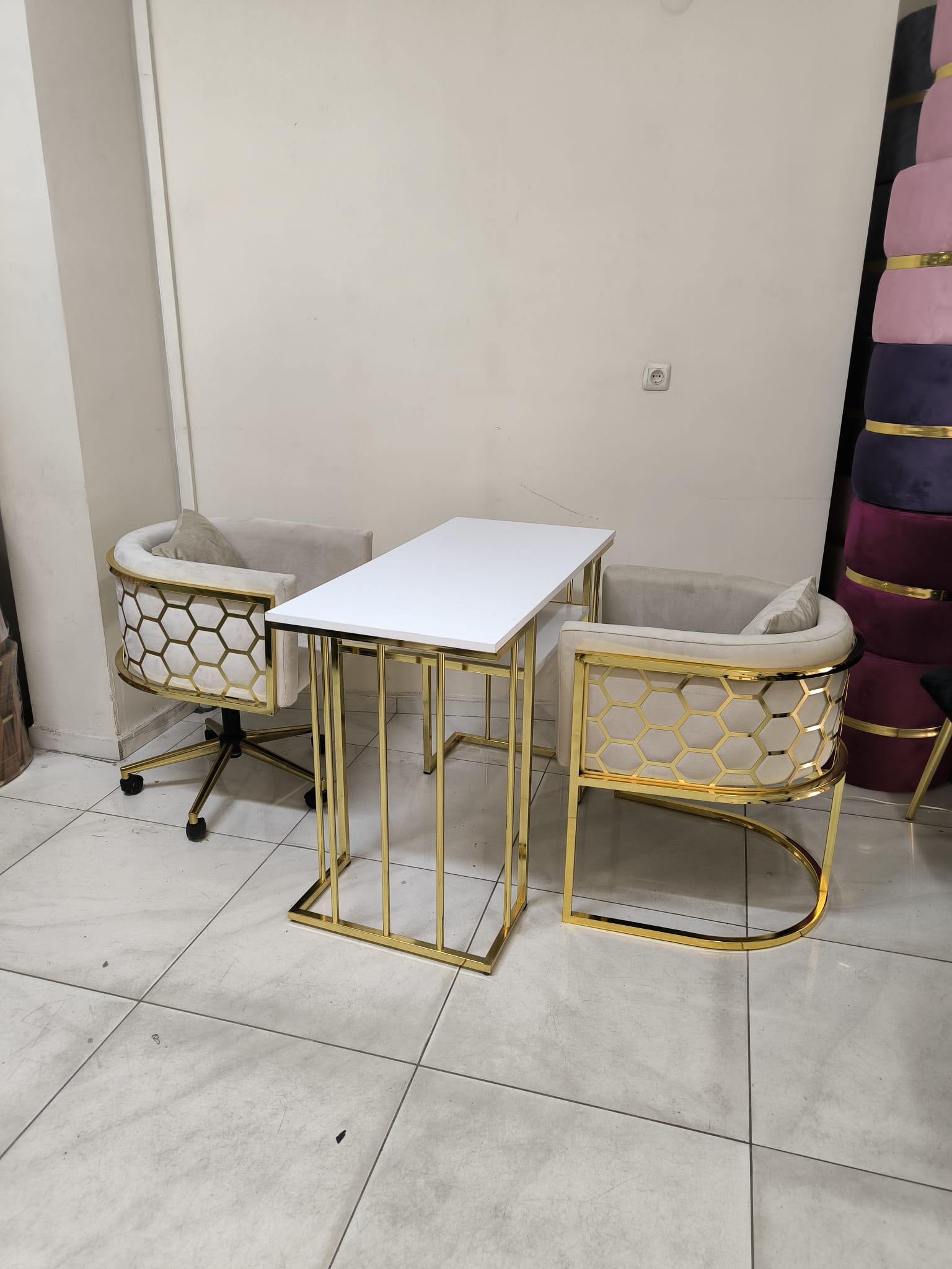 çekmecesiz lazer manikür seti 